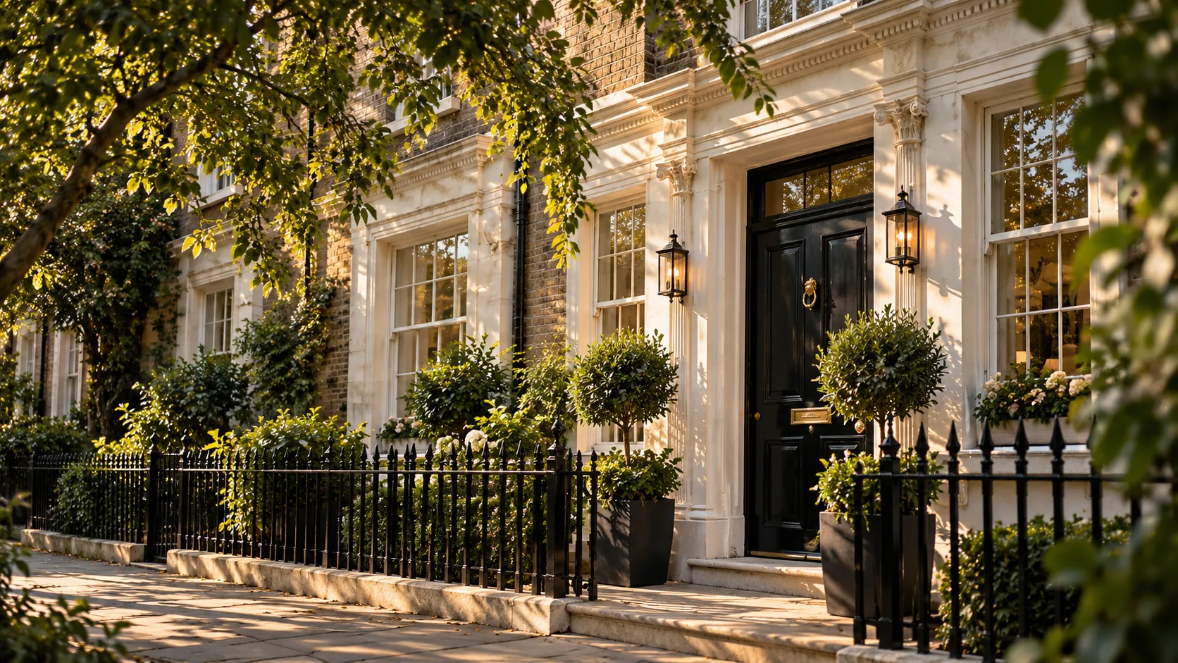 Period townhouse with bespoke timber windows