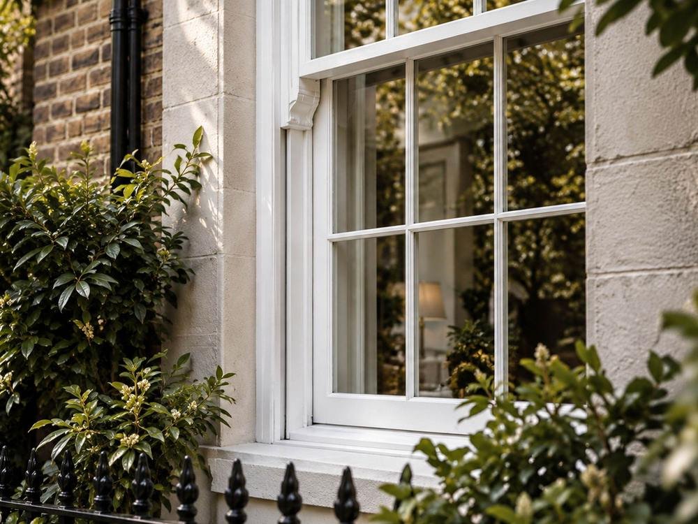 Timber sash windows