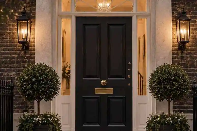 Choosing a front-door colour for a period house