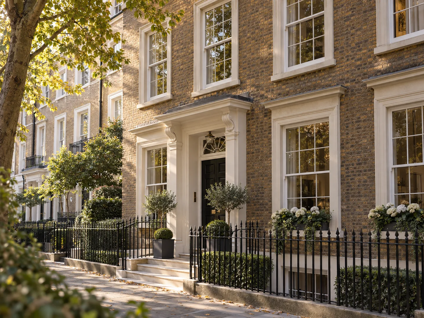 Replacement sashes in a period London home