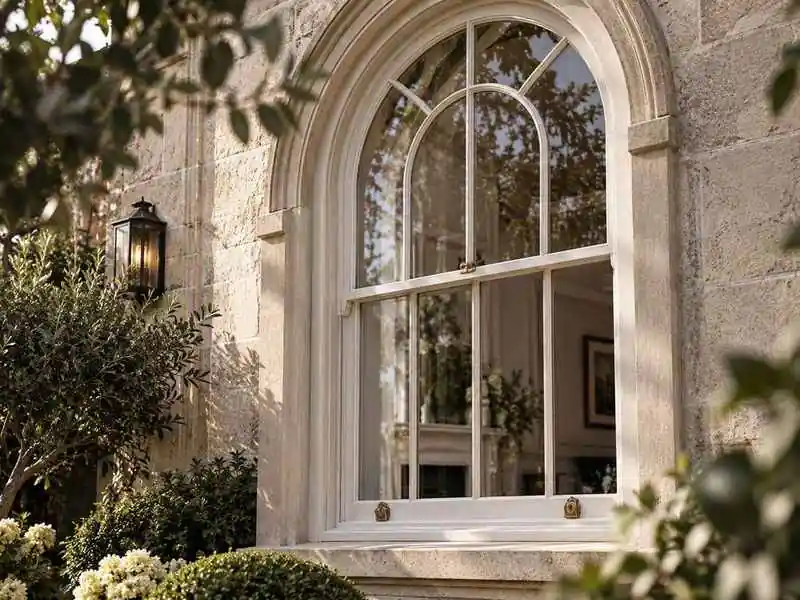 Exterior shaped glazing