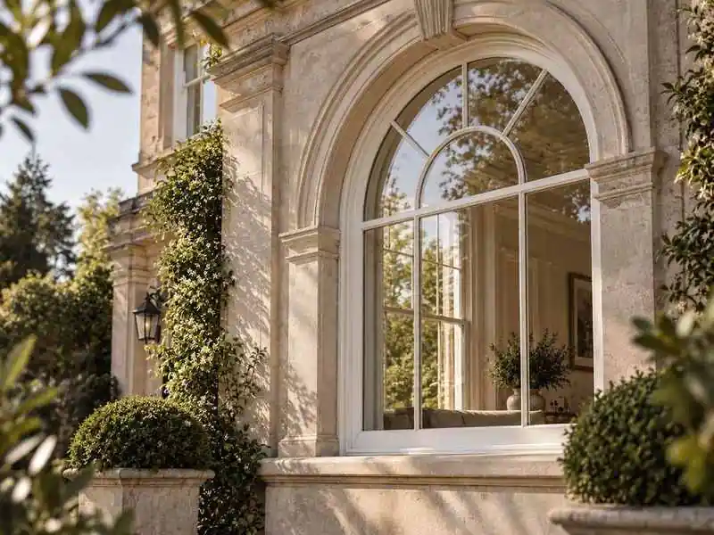 Large arched opening