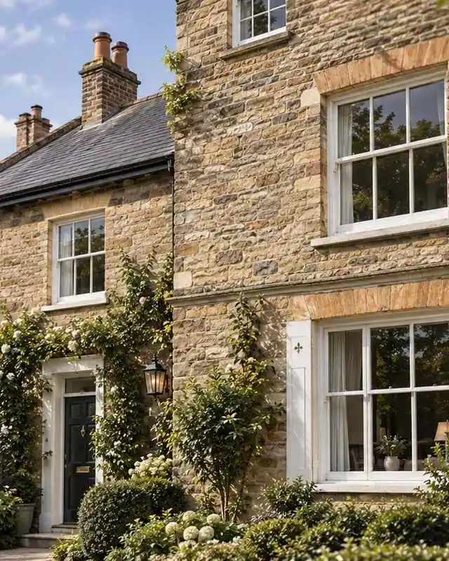 Stone-house sash windows