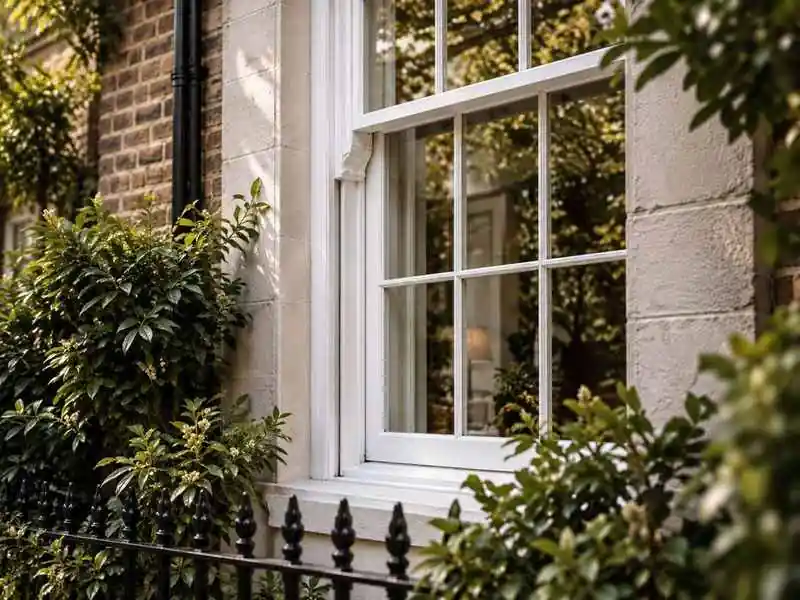 Traditional exterior sash
